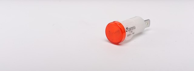 S Series Plastic 230V AC Red 14 mm Pilot
